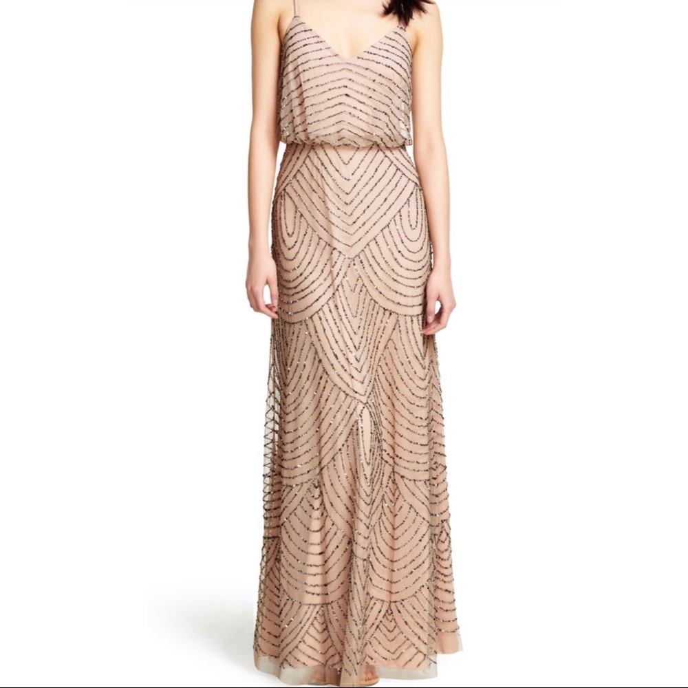 Adrianna Papell Beaded Gown